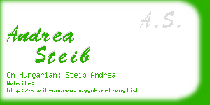 andrea steib business card